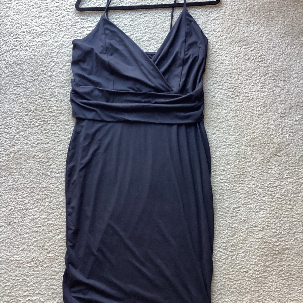 Elegant Black Spaghetti Strap Dress
